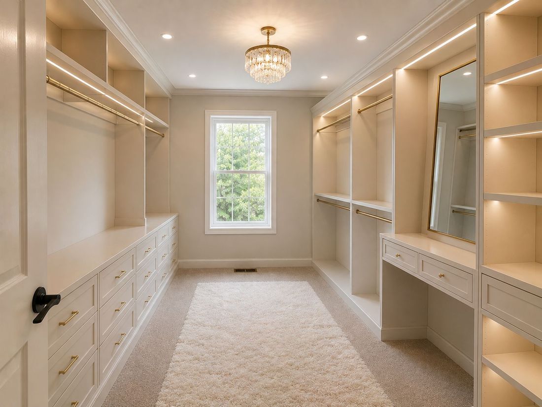Walk-in Closet Build-out — completed work